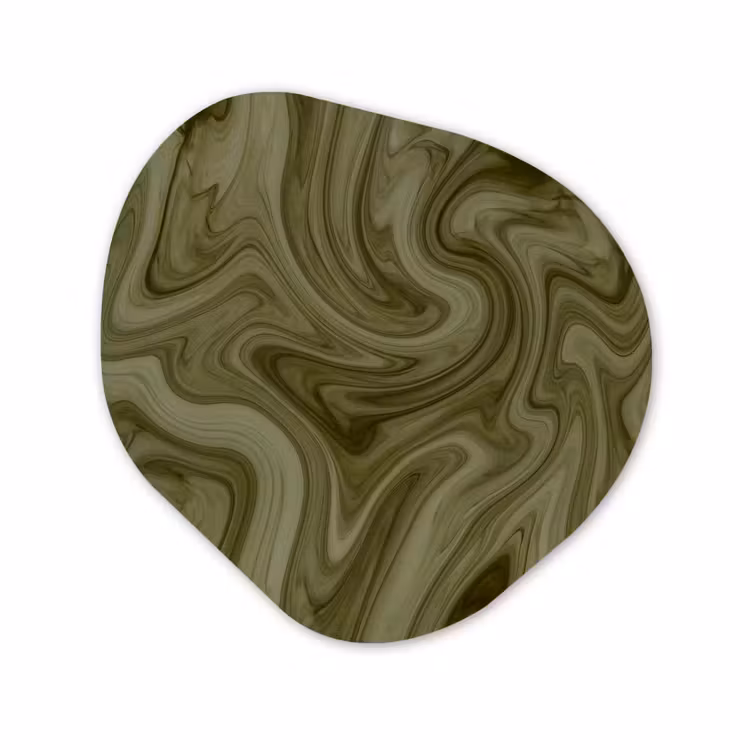Organisch schilderij forex - Abstract - Groen - Modern — 1