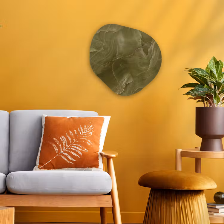 Organisch schilderij forex - Marmer - Groen - Abstract — 3