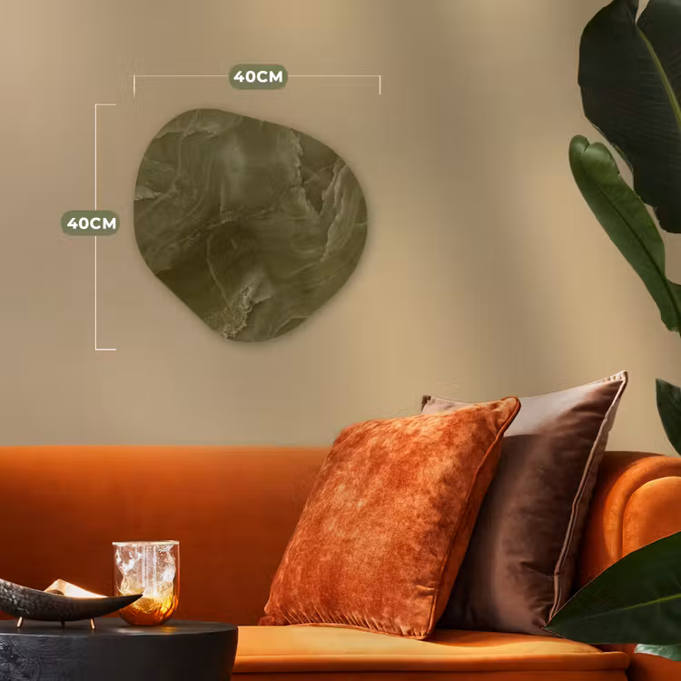 Organisch schilderij forex - Marmer - Groen - Abstract — 4