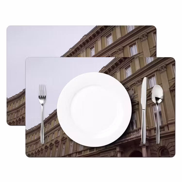 Placemat - 6 stuks - Gebouw - Gevel - Klassiek — 2