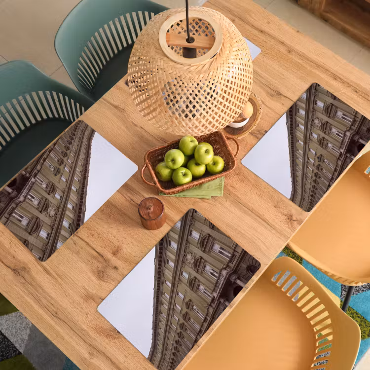 Placemat - 6 stuks - Gebouw - Gevel - Klassiek — 4