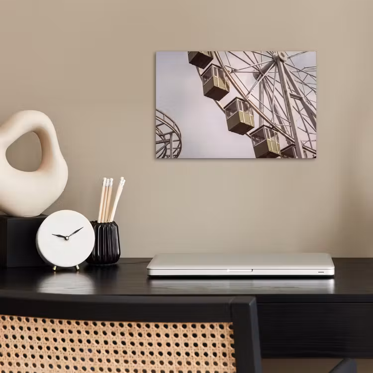 Poster - Reuzenrad - Attractie - Groen — 2