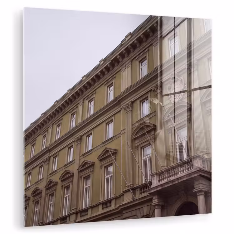 Glas schilderij - Gebouw - Gevel - Klassiek — 1