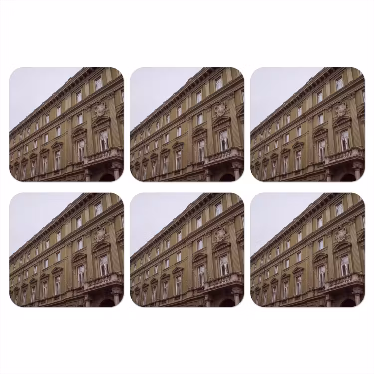 Onderzetter - Gebouw - Gevel - Klassiek — 1