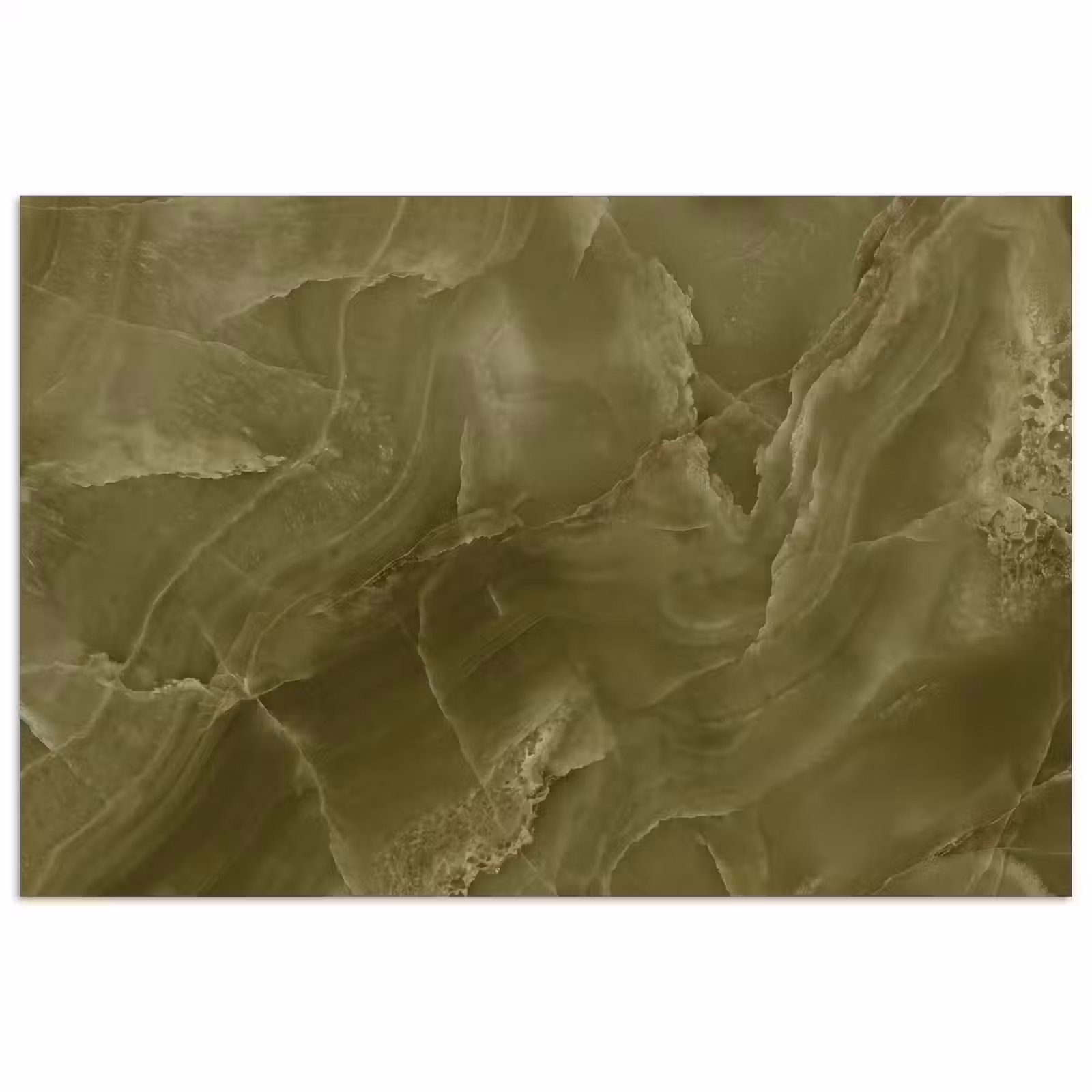 Poster - Marmer - Groen - Abstract — 1