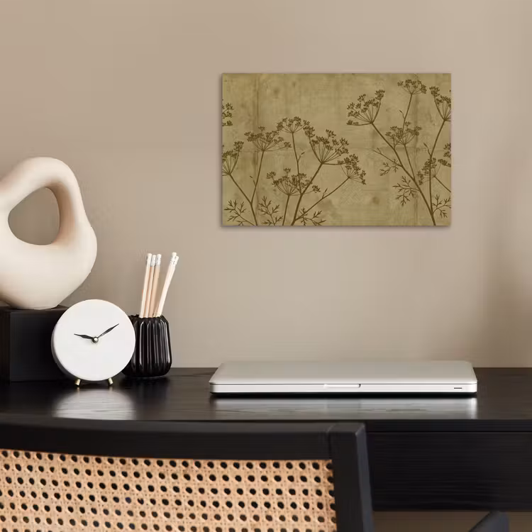 Poster - Bloemen - Schrift - Groen — 2