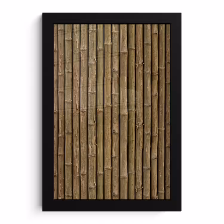 Poster met lijst - Bamboe - Stengels - Natuur — 1