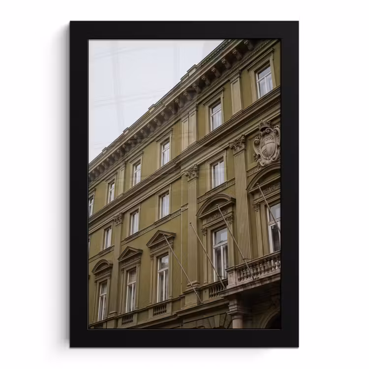Poster met lijst - Gebouw - Gevel - Klassiek — 1