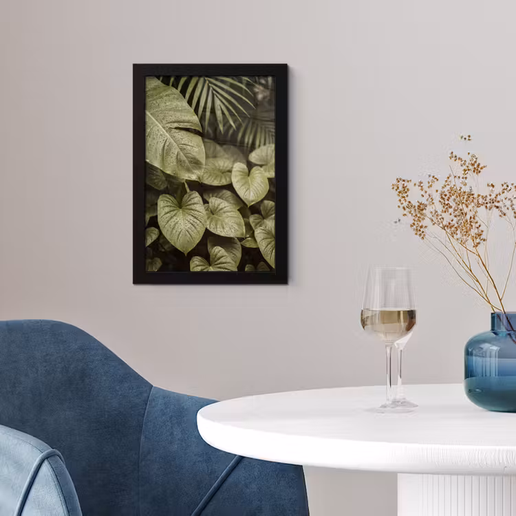Poster met lijst - Groene bladeren - Natuur — 2