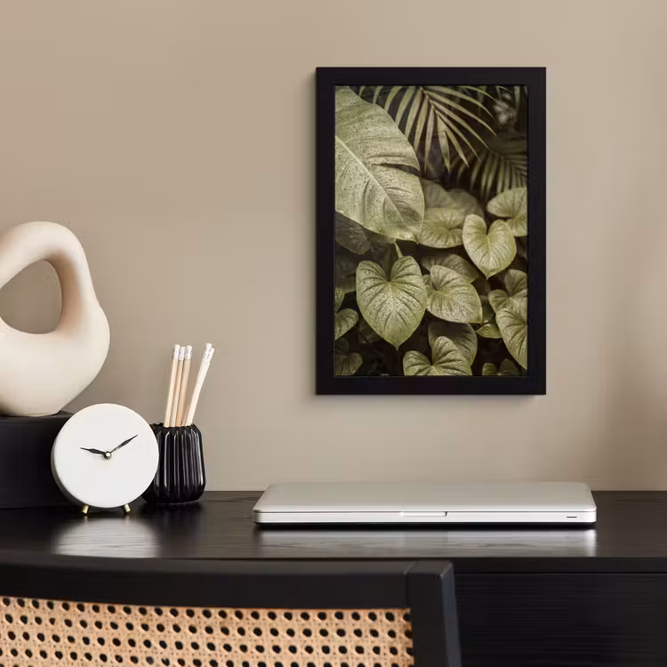 Poster met lijst - Groene bladeren - Natuur — 3