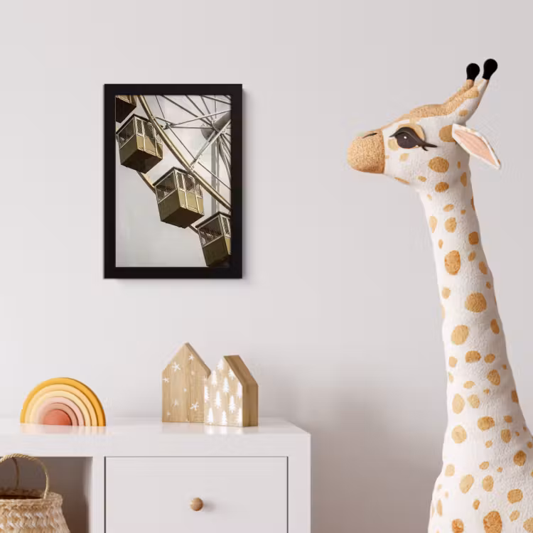 Poster met lijst - Reuzenrad - Attractie - Groen — 5