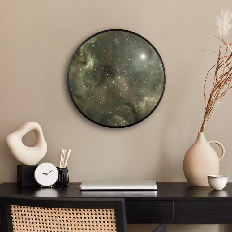 Ronde fotolijst - Nevel - Sterren - Ruimte — 3