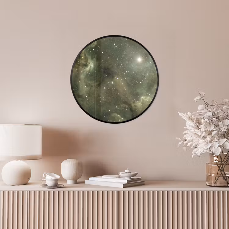 Ronde fotolijst - Nevel - Sterren - Ruimte — 5