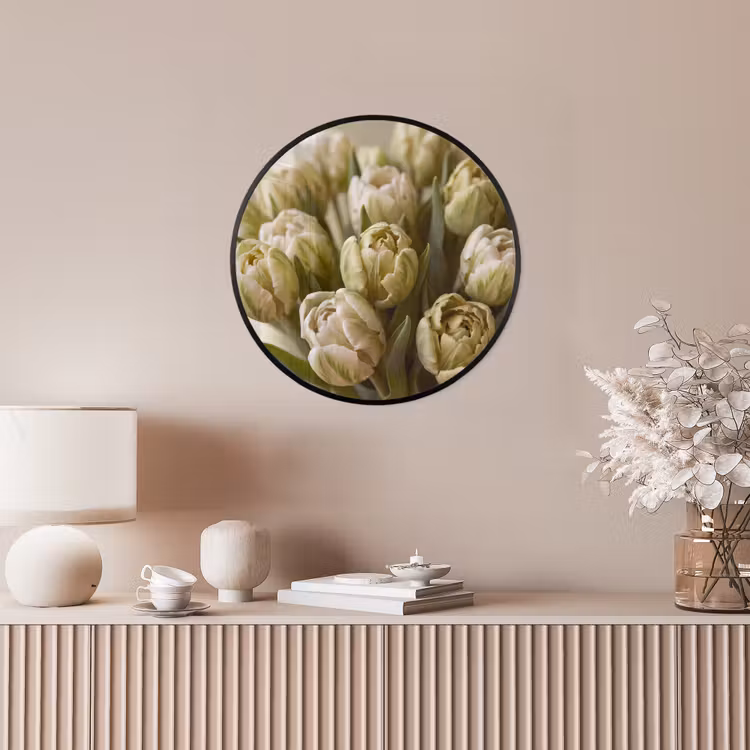 Ronde fotolijst - Bloemen - Groen - Natuur — 5