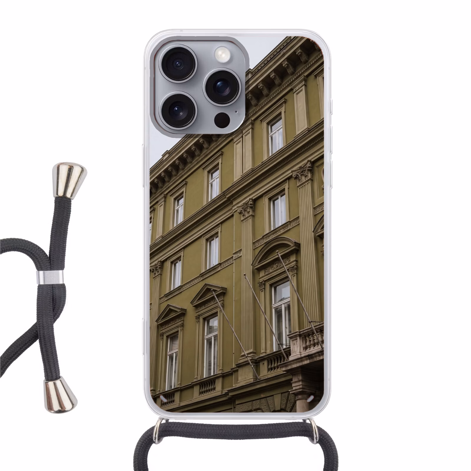 Telefoonhoesje met koord - Gebouw - Gevel - Klassiek — 1