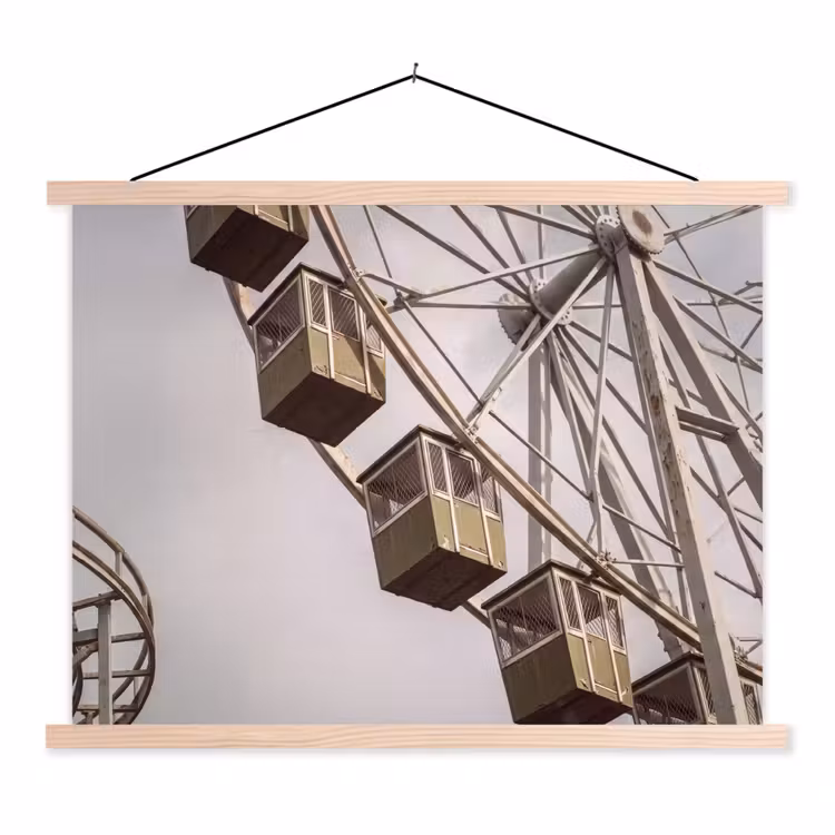 Schoolplaat - Reuzenrad - Attractie - Groen — 1