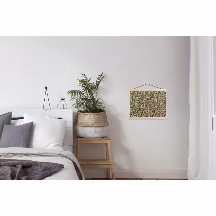 Schoolplaat - Zebramotief - Groen - Modern — 2