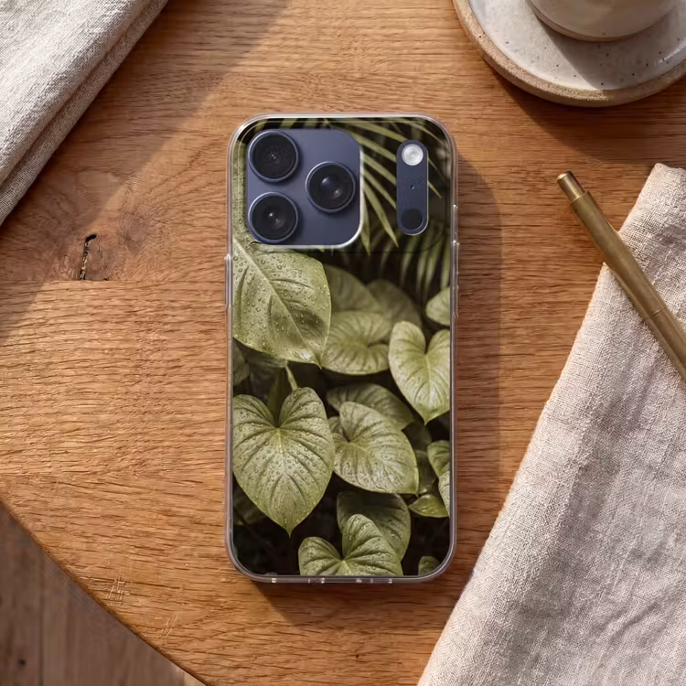 Telefoonhoesje - Groene bladeren - Natuur — 2