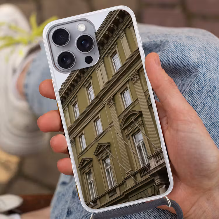 Telefoonhoesje met koord - Gebouw - Gevel - Klassiek — 2
