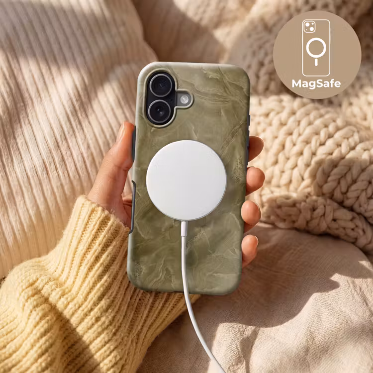 Telefoonhoesje Toughcase - Marmer - Groen - Abstract — 8