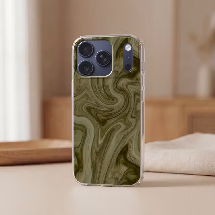 Telefoonhoesje - Abstract - Groen - Modern — 3