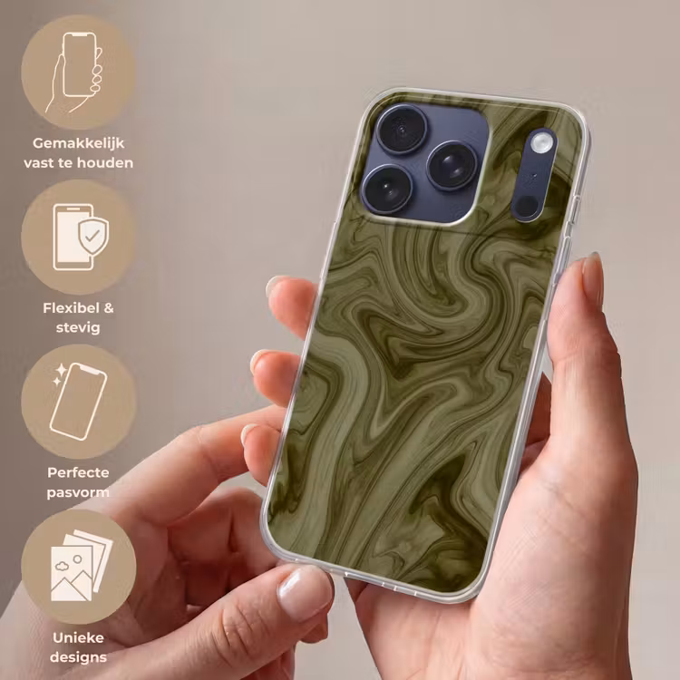 Telefoonhoesje - Abstract - Groen - Modern — 4
