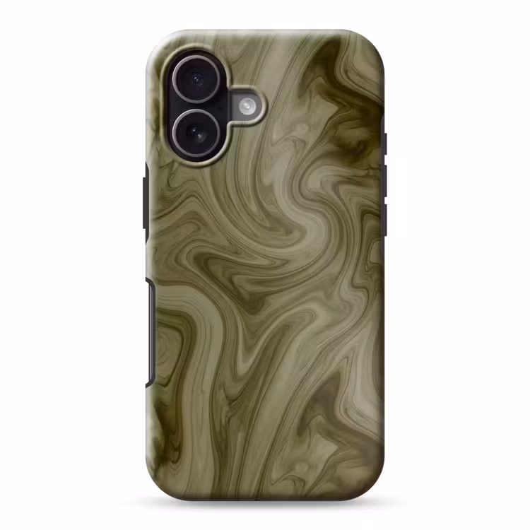 Telefoonhoesje Toughcase - Abstract - Groen - Modern — 1
