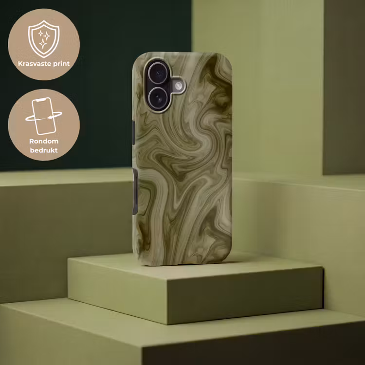 Telefoonhoesje Toughcase - Abstract - Groen - Modern — 7