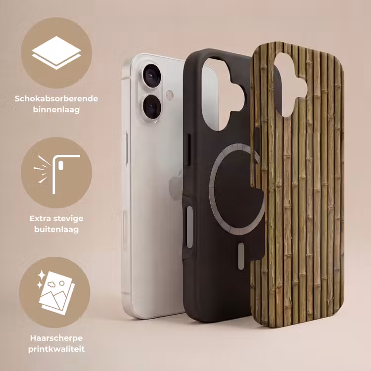 Telefoonhoesje Toughcase - Bamboe - Stengels - Natuur — 3