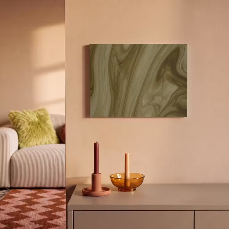 Akoestisch schilderij - Abstract - Groen - Modern — 2