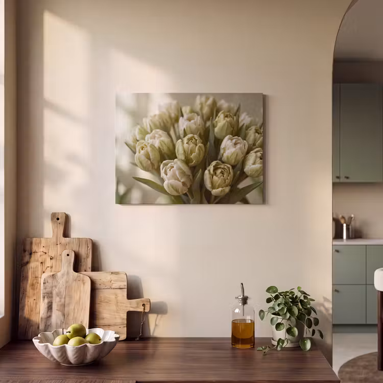 Akoestisch schilderij - Bloemen - Groen - Natuur — 3