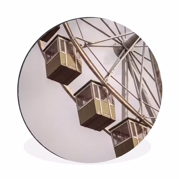 Muurcirkel aluminium - Reuzenrad - Attractie - Groen — 1