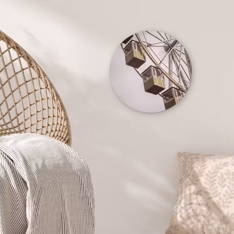 Muurcirkel glas - Reuzenrad - Attractie - Groen — 5