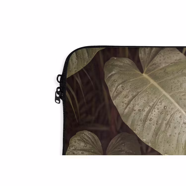 Laptophoes Groene bladeren - Natuur — 5