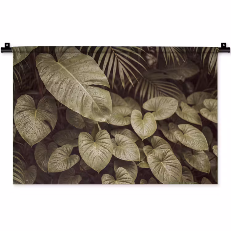Wandkleed - Groene bladeren - Natuur — 1