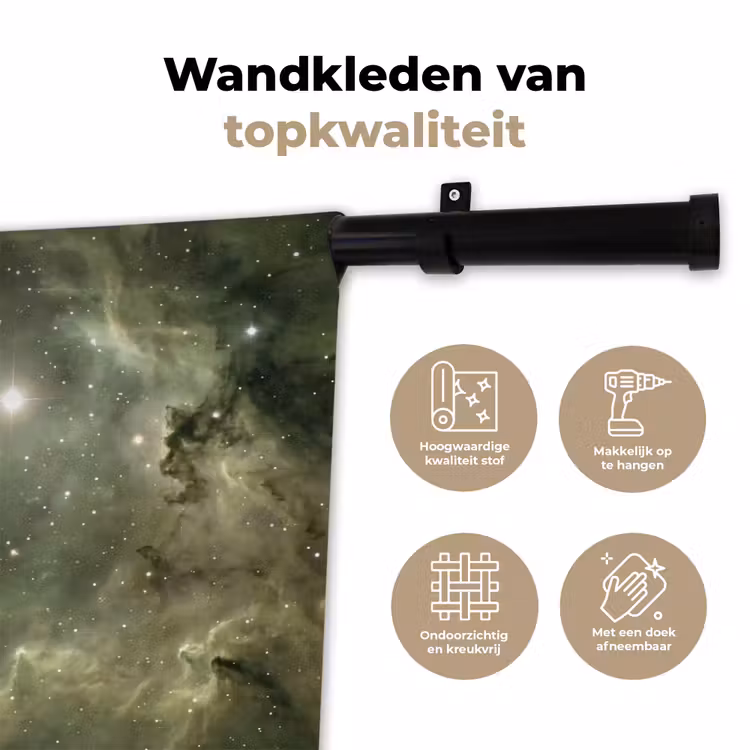 Wandkleed - Nevel - Sterren - Ruimte — 3