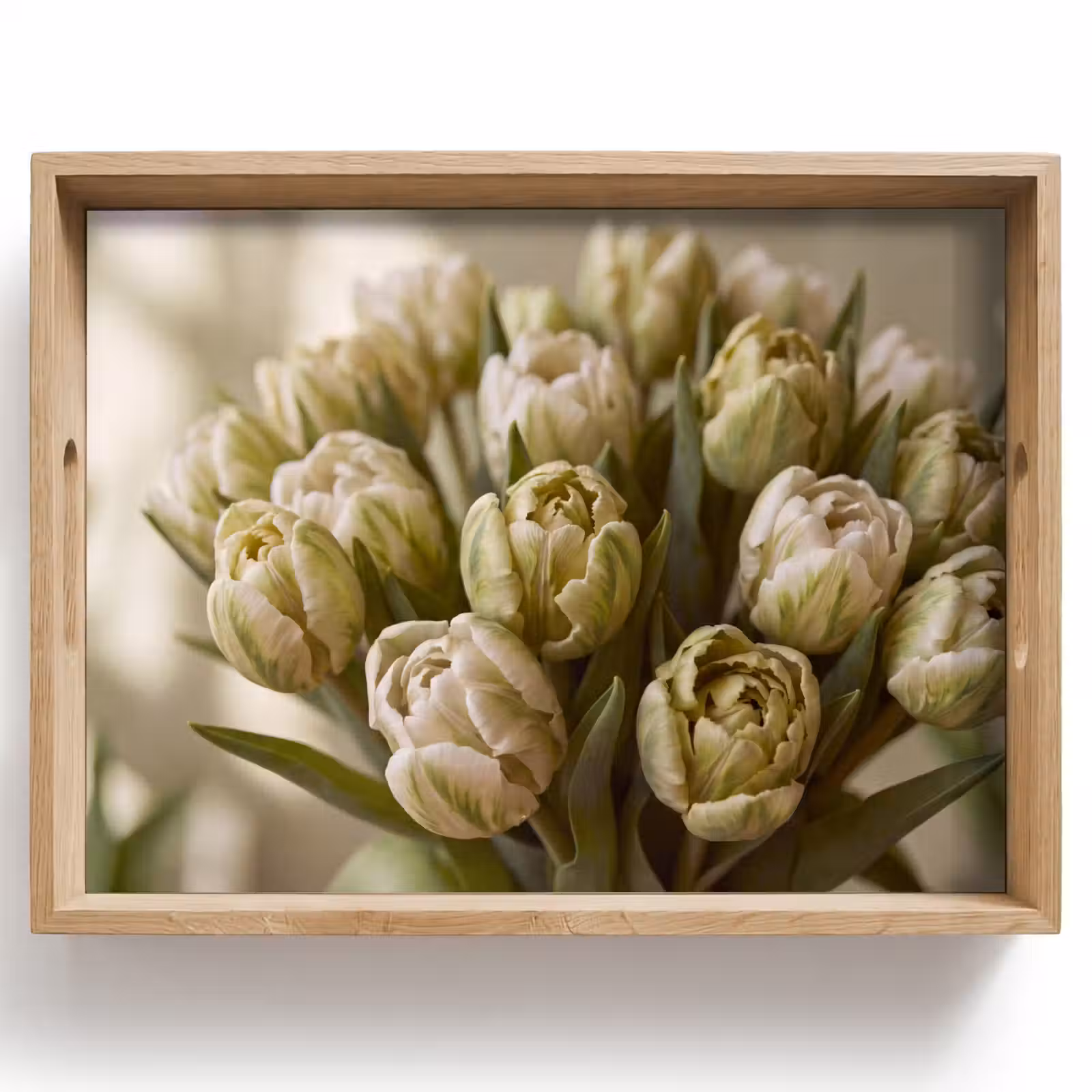 Dienblad - Bloemen - Groen - Natuur — 1