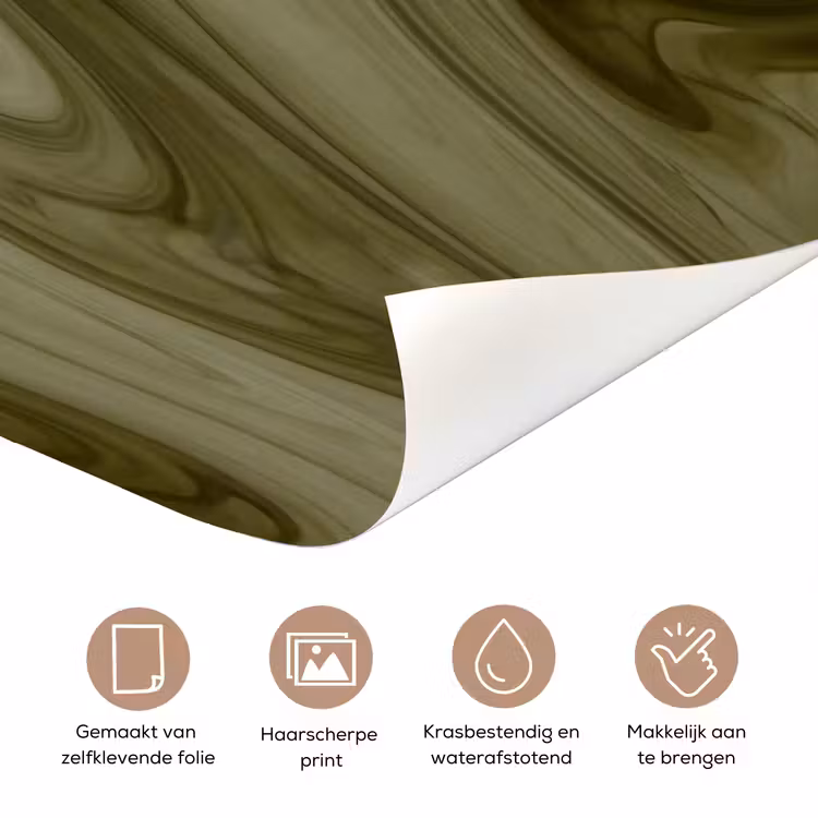 Deursticker - Abstract - Groen - Modern — 3
