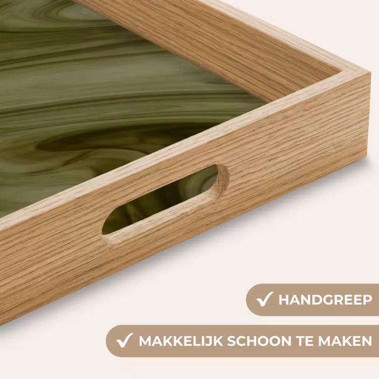 Dienblad - Abstract - Groen - Modern — 5