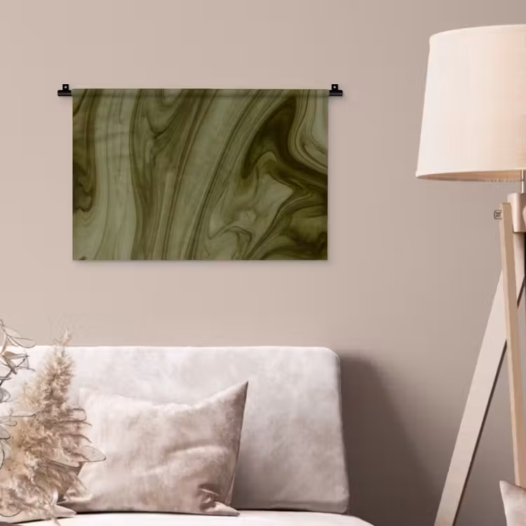 Wandkleed - Abstract - Groen - Modern — 2