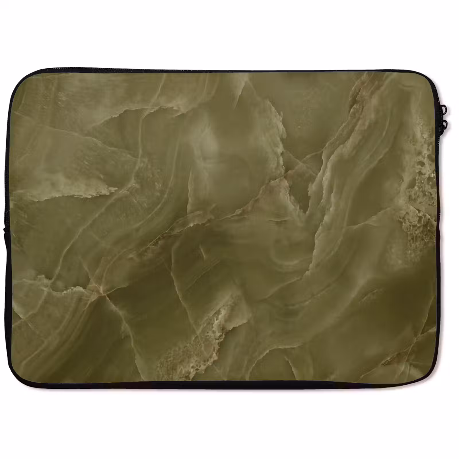 Laptophoes Marmer - Groen - Abstract — 1