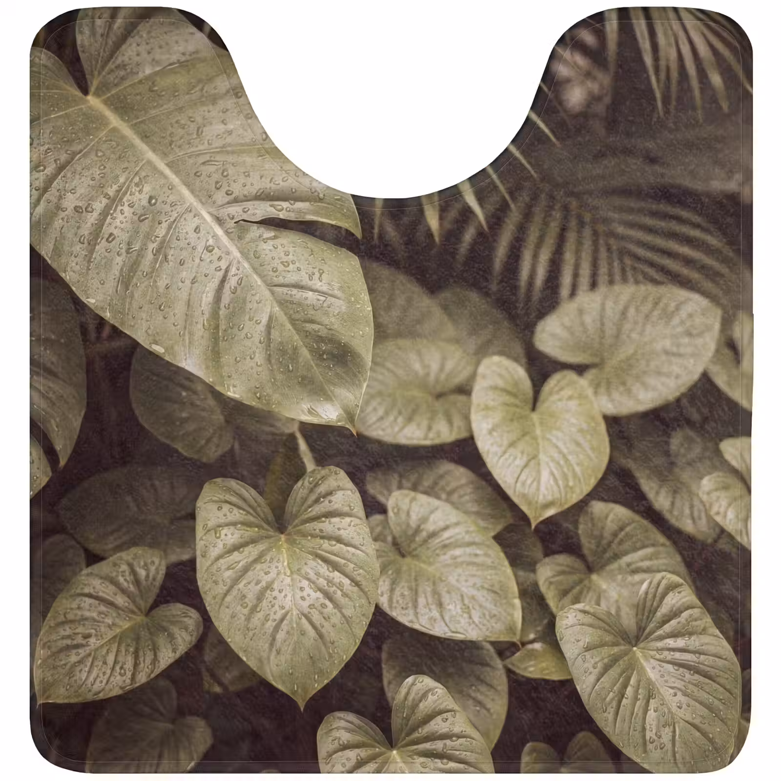 WC Mat - Groene bladeren - Natuur — 1