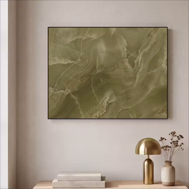 Art frame - Marmer - Groen - Abstract — 5