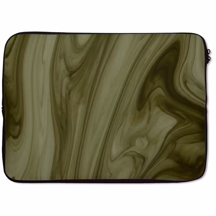 Laptophoes Abstract - Groen - Modern — 1