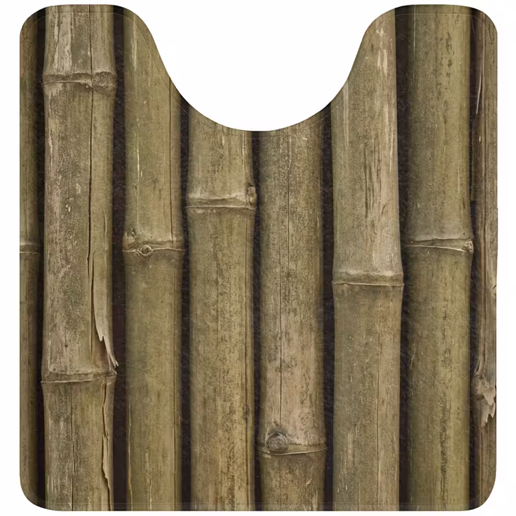 WC Mat - Bamboe - Stengels - Natuur — 1
