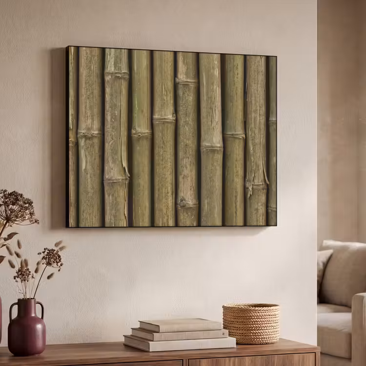Art frame - Bamboe - Stengels - Natuur — 7
