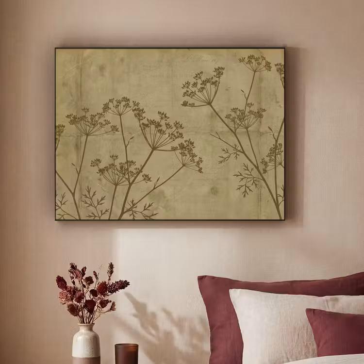 Art frame - Bloemen - Schrift - Groen — 3