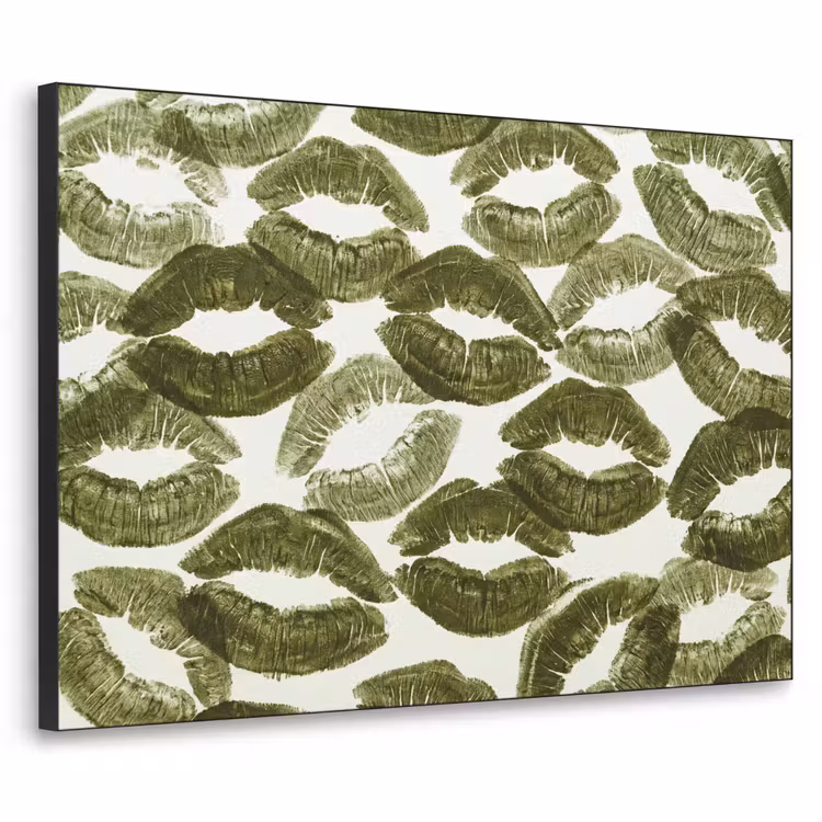 Art frame - Kus - Patroon - Groen — 1
