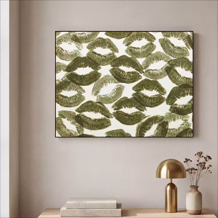 Art frame - Kus - Patroon - Groen — 5