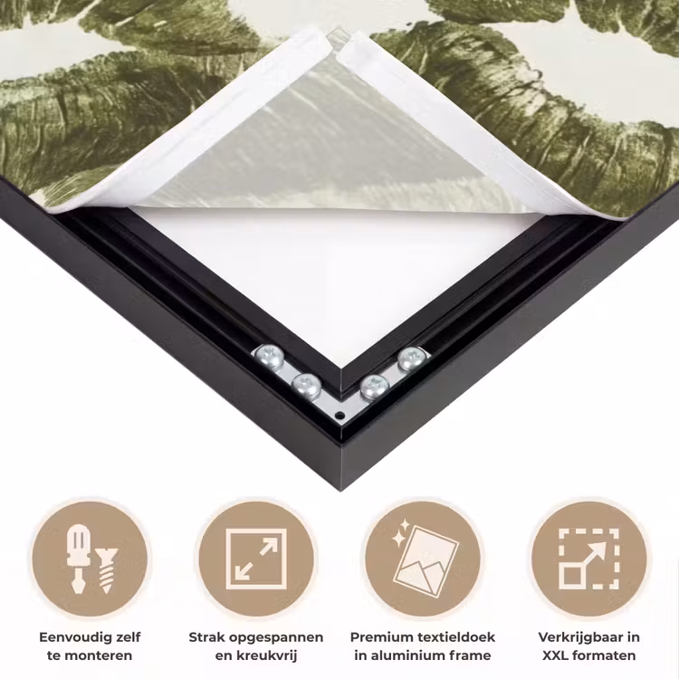 Art frame - Kus - Patroon - Groen — 8